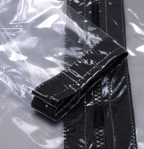 Дождевик Drydope с черной лентой р.110 прозрачный 020-г/д1 