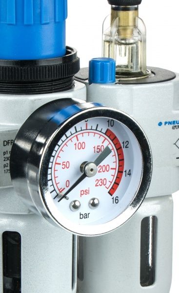 Блок підготовки повітря з манометром Ottensten 1/4