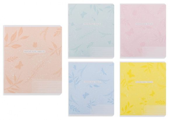 Комплект тетрадей Цвет 18 листов в клетку 25 шт. Поділля