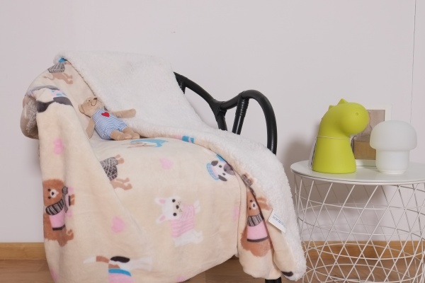 Плед Lotus Собачки 100x120 см айвори 21kf-06 