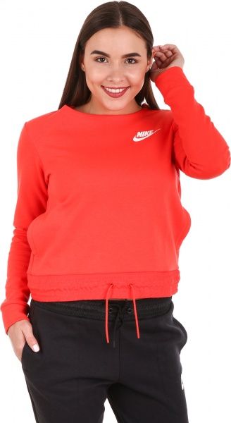 Джемпер Nike W NSW AV15 CRW FLC 831122-852 р. XS оранжевый