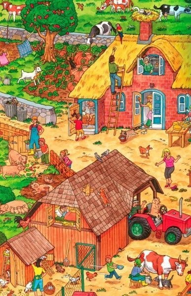 Книга Конопленко И. «Мій великий віммельбух Тварини» 978-966-74-8556-6