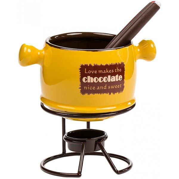 Набор для фондю Chocolate желтый
