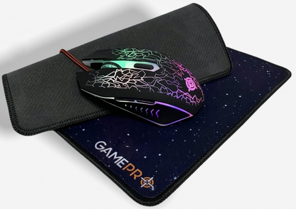 Комплект GamePro Gameset 2 в 1 USB миша + ігрова поверхня (GS347) 