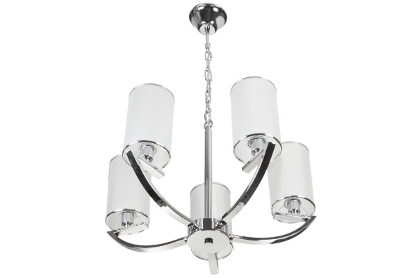 Люстра NNB 5x40 Вт E14 біло-сірий 90999 