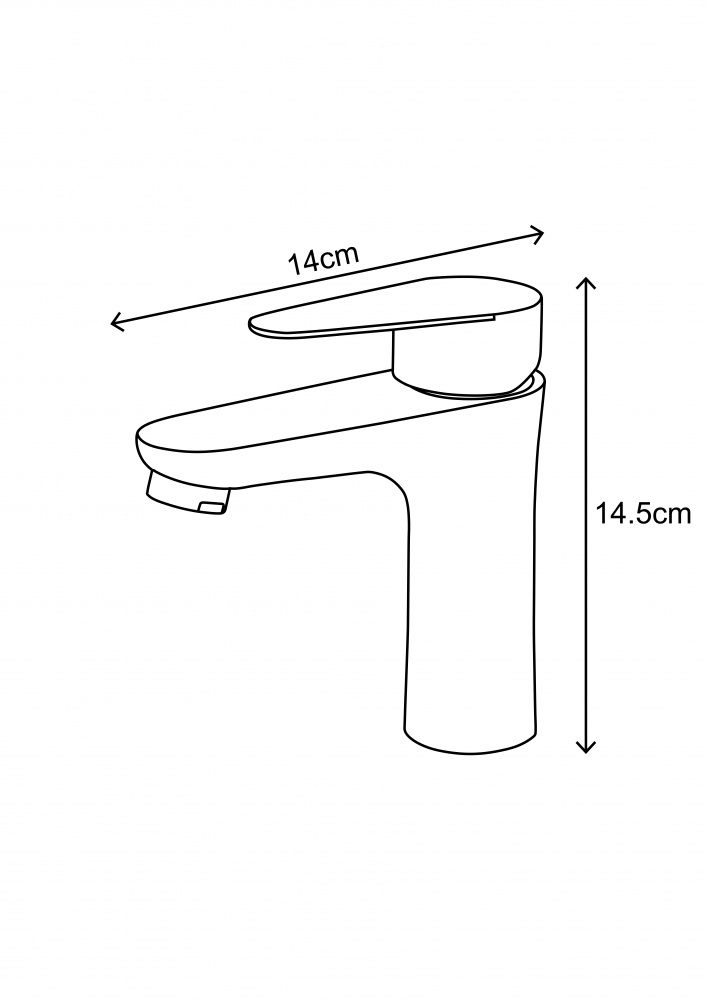 Смеситель для умывальника Mixxen EVR MXKP0730