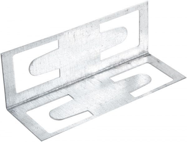 З'єднувач металевий Меткас до стелажа бюджет 92x35x25 мм оцинкований 