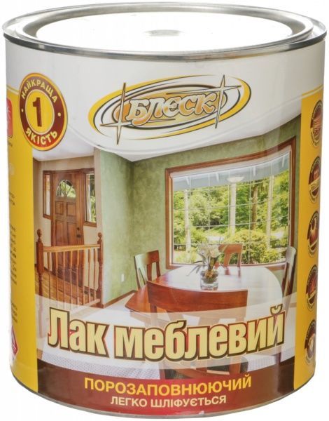 Лак НЦ ґрунт порозаповнюючий Восковий Блеск глибокий мат 0,8 л