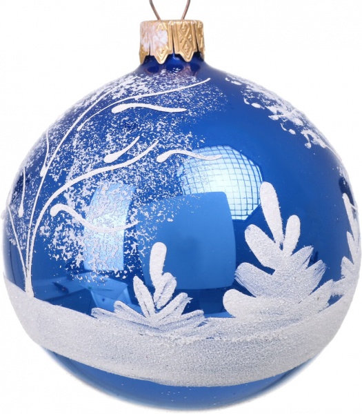 Шар новогодний мульти d 80 мм в ассортименте