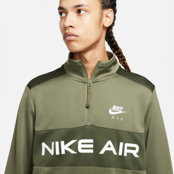 Джемпер Nike M NSW AIR PK JKT DA0203-222 р. S оливковый