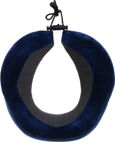 Подушка дорожня 27х26х10 см темно-синя Luna