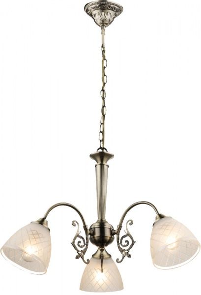 Люстра подвесная Globo Tialda 3xE14 античная бронза 69013-3H 