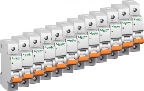 Автоматичний вимикач Schneider Electric ВА63 1P 25A 12 шт. 11205