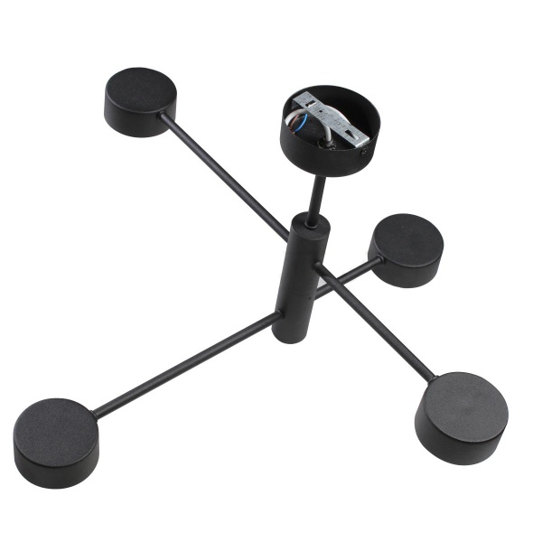 Люстра потолочная Светкомплект G Time 4xGX53 черный 