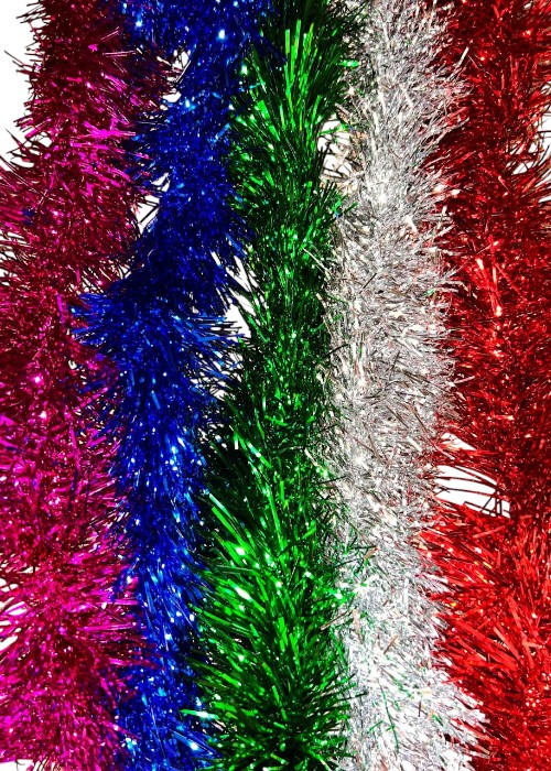 Дощик новорічний Long Dragon LD25-010 9 см 2 м в асортименті