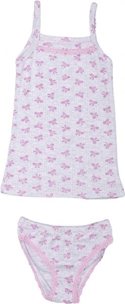 Комплект для дівчаток Фламінго 68307-1007 р.134 сірий із рожевим 