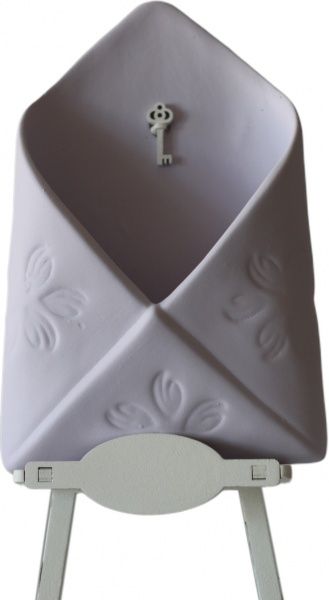 Конверт керамический декоративный фиолетовый Дон Пион