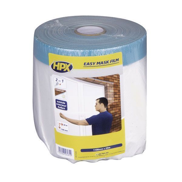Пленка защитная с армированной лентой HPX для наружных работ 1,1x20 м PC1120