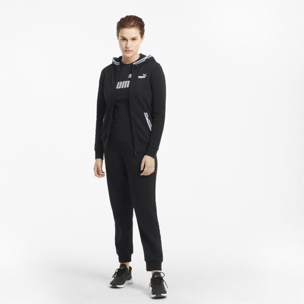 Джемпер Puma Amplified Full-Zip Hoodie 58591101 р. XL чорний
