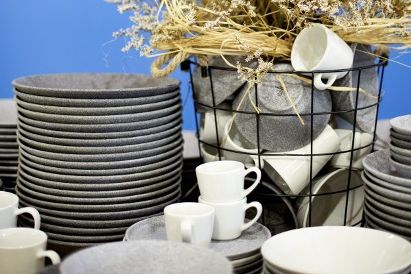 Тарілка сервірувальна 29 см сіра матова G4Q2129 Granit сіра G.Benedikt