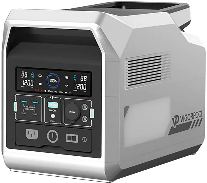 Зарядная станция VigorPool CAPTAIN 1200 Portable Power Station VP21-EU (1280 Вт·год)