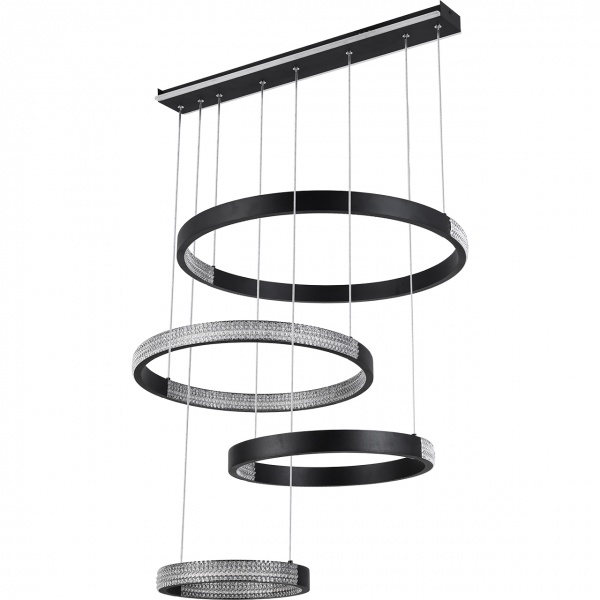 Світильник світлодіодний Schwarz RP з пультом ДК 180 Вт чорний 3000-6000 К 