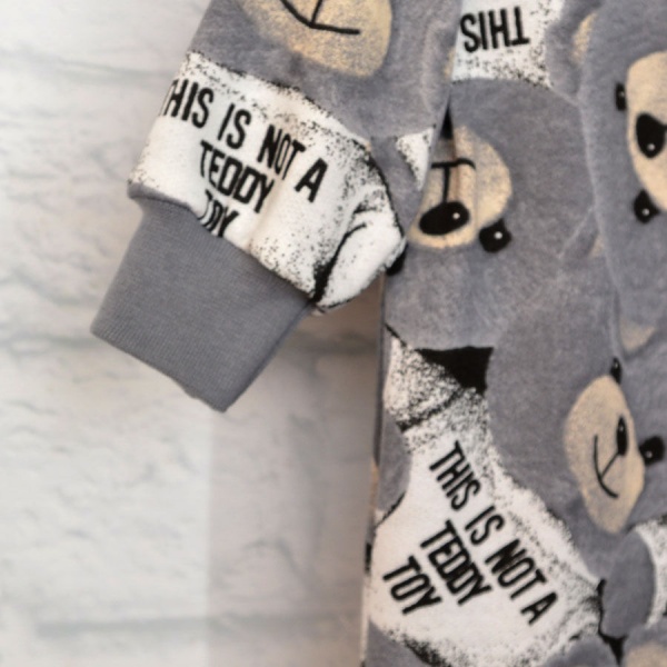 Ромпер-реглан унісекс Blanka Ведмедики р.74 сірий 12837 