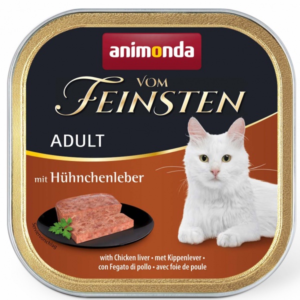 Консерва для кошек Animonda Vom Feinsten Adult with Chicken liver 100 г