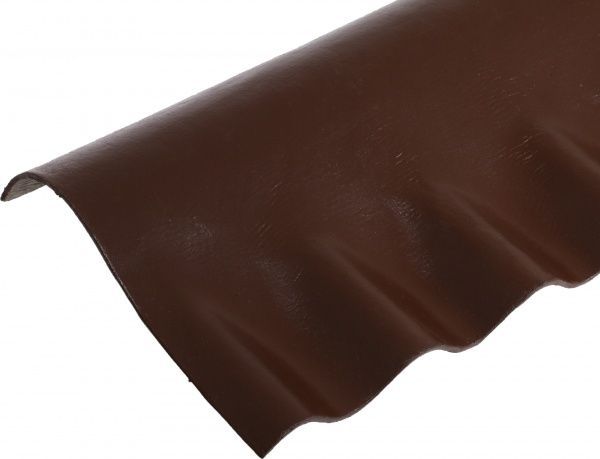 Гребінь волокнистоцементний IFCEM КС-1 1130х380 мм коричневий