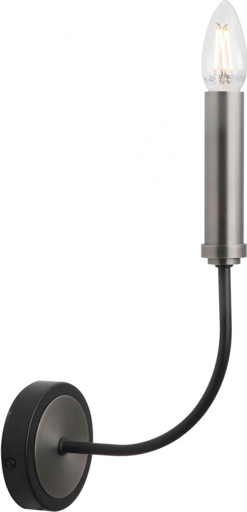 Светильник настенный Sensio Centro 40 Вт E14 матовый никель HU-B-076416-1 WB