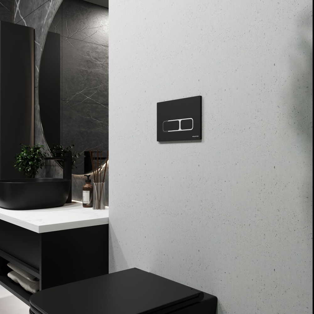 Кнопка змиву Koller Pool STYLE PRO Edge, чорний