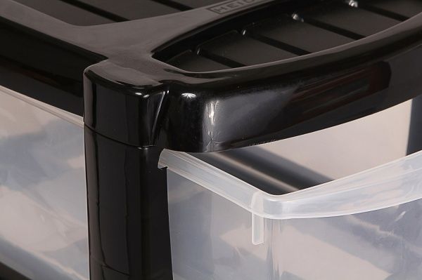 Комод пластиковий Heidrun 1521_чорний Professional 780x380x290 мм