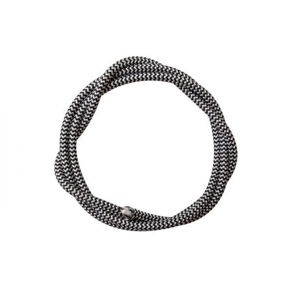 Кабель силовой многожильный Светкомплект ПВС 2х0,5 медь бело-черный