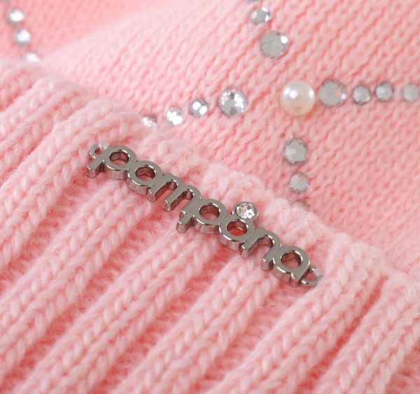 Шапка для девочек Pompona р.50-52 персиковый 20 Z P 69 ПП 