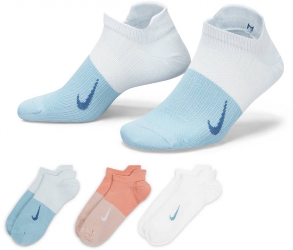 Носки Nike W NK EVERYDAY PLUS LTWT NS 3PR CV2964-914 р.L белый
