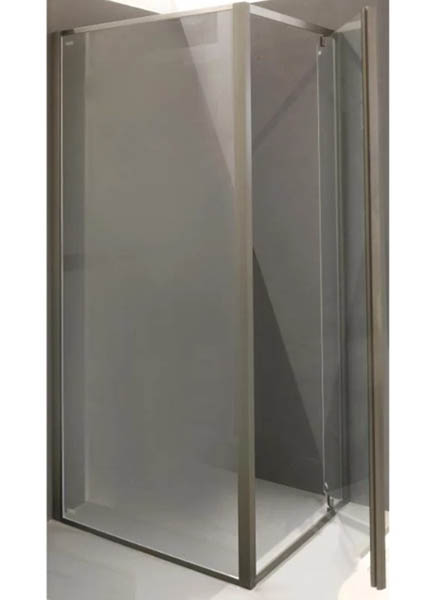 Душевое ограждение EGO квадратное распашное LEX GREY 90х90х200 см NAA1221