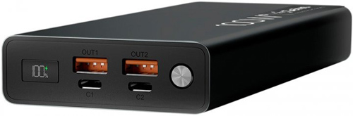 Додаткова батарея Gelius Pro Titanium 30000 mAh black (GP-PB301) 