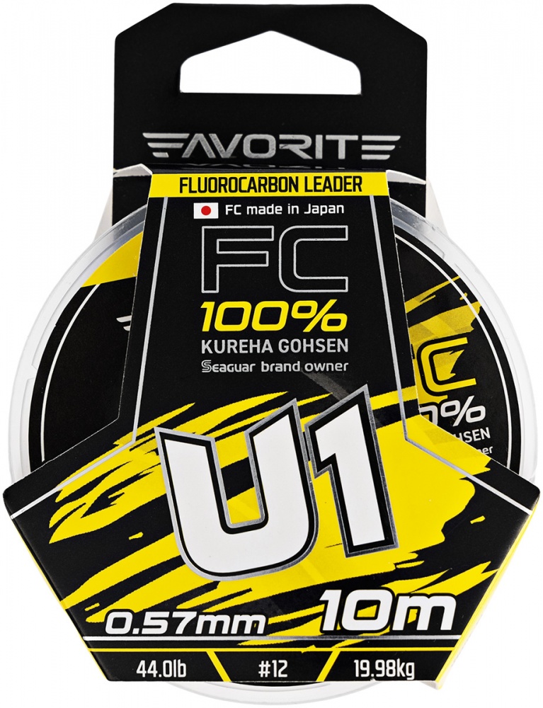 Флюорокарбон Favorite 10 м 0,57 мм 19,98 кг U1 FC