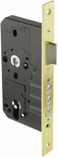 Дверний замок вхідний Mul-T-Lock 372/55 матова латунь