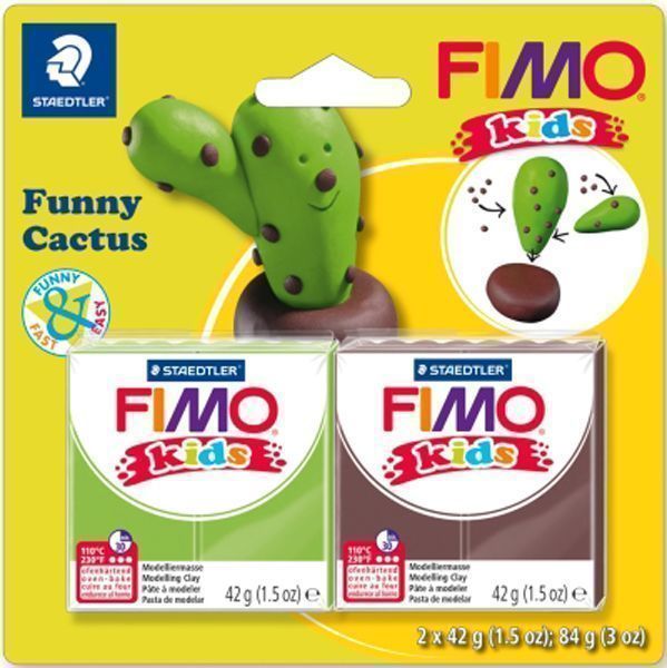 Набір пластики Fimo Кактус 2 кольори 42 г 
