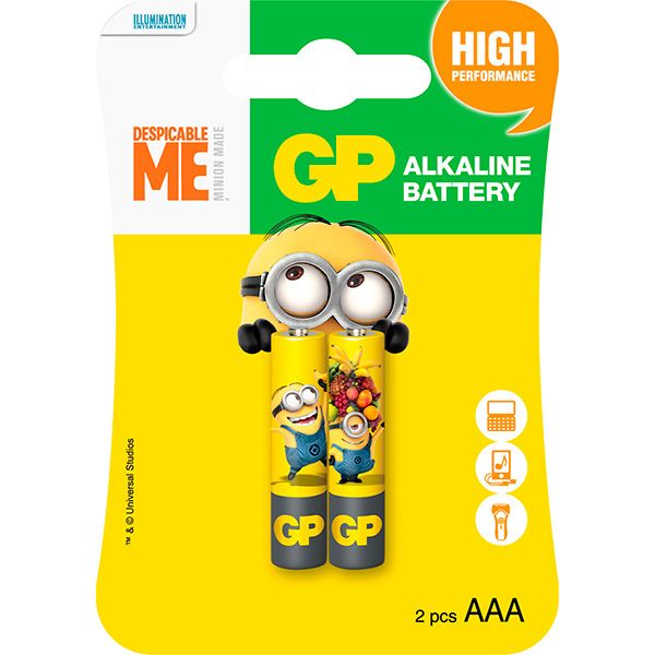 Батарейка GP Minions 24YOY-U ААA 2 шт