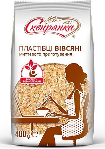 Хлопья овсяные ТМ Сквирянка 