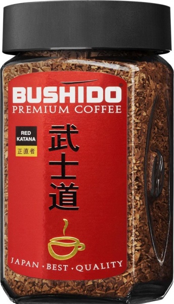 Кава розчинна BUSHIDO Red Katana Freeze Jar 100 г