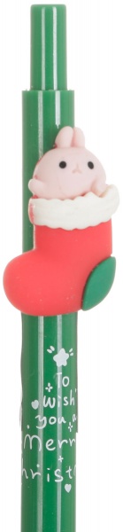 Ручка шариковая Новогодняя атрибутика Носок 