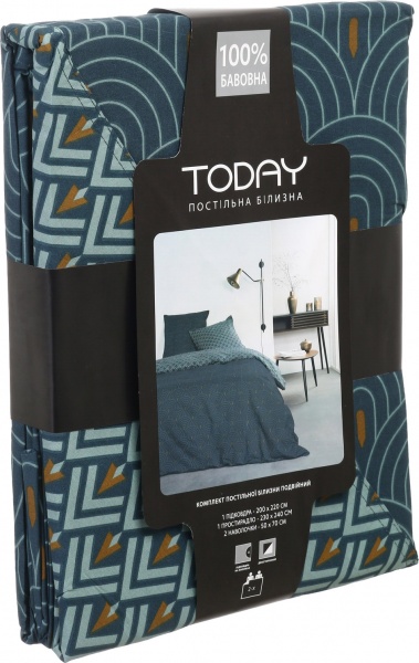 Комплект постільної білизни Blois 2.0 зелений Today 