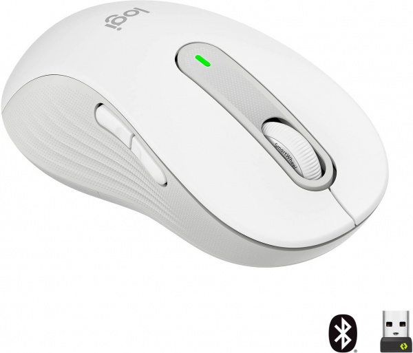 Миша Logitech Signature M650 L Wireless Mouse LEFT white (910-006240) 