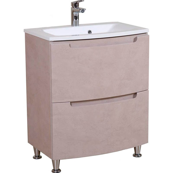 Тумба напольная Aqua Rodos HeadWay 70 см бетон бежевый под умывальник EAST 70 и Дельта 70