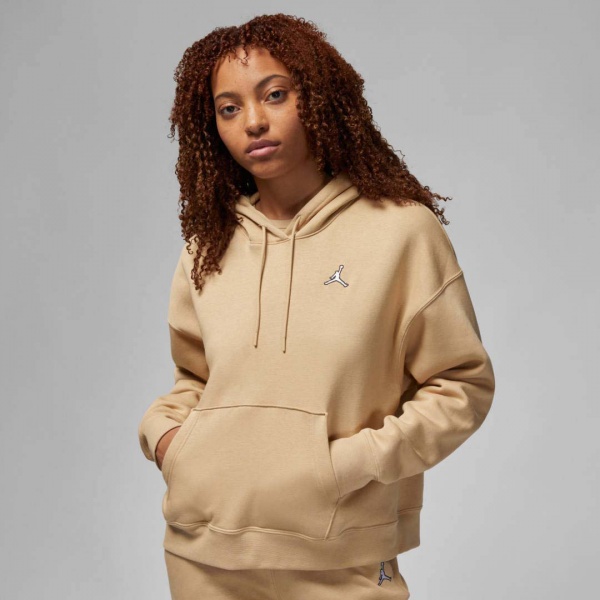 Джемпер Nike W J BRKLN FLC PO DQ4458-277 р. XS бежевий