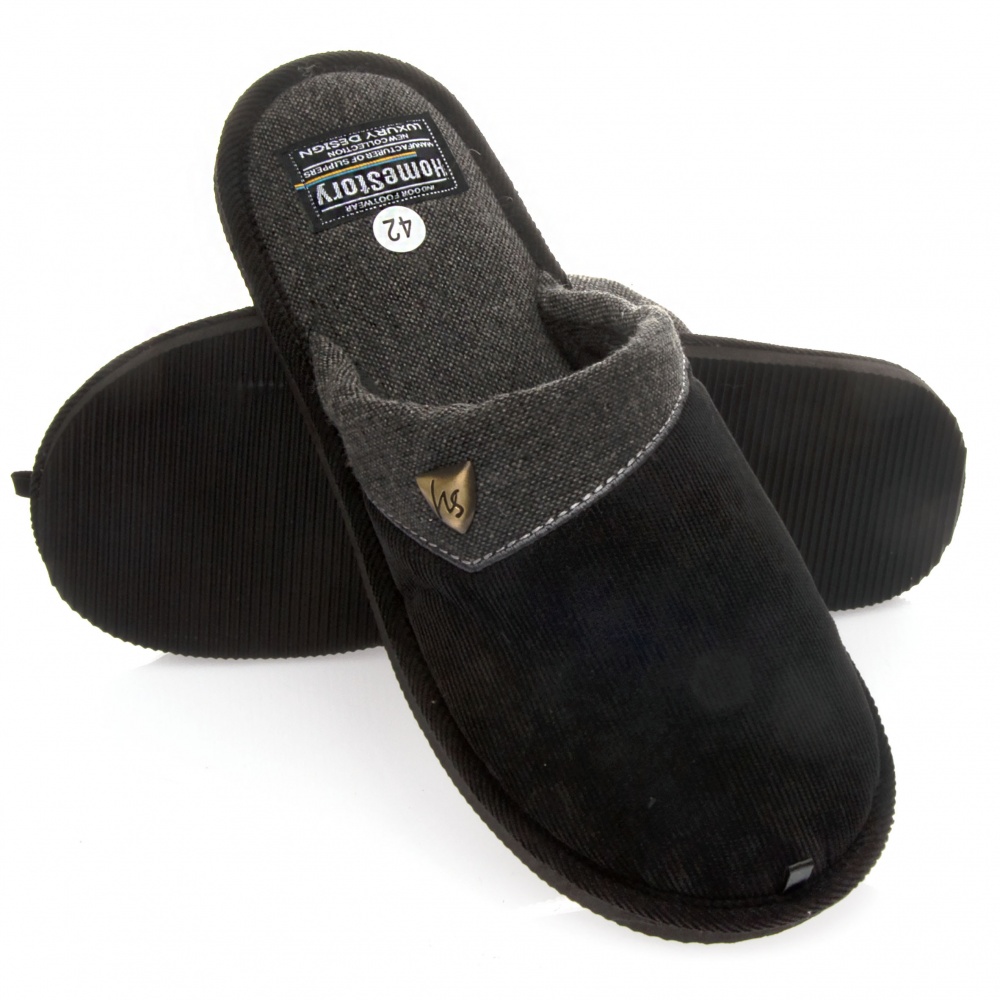 Тапки домашние Home Story 231081-1 р.41 черный