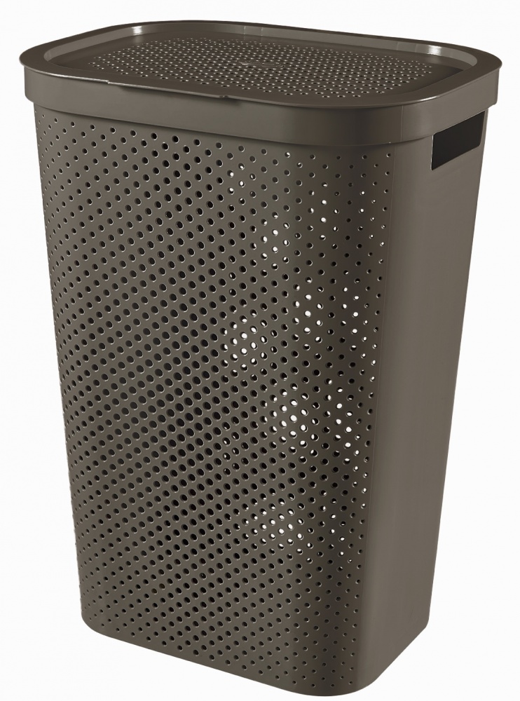 Кошик для білизни Curver Infinity 60 л темно-коричневий